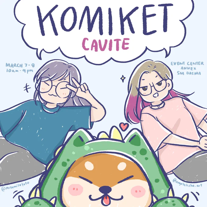 Kitakits naman sa Timog Katagalugan- Sumibol ang bagong pangalan- ANG KAUNLARAN KAY BILIS AT MASAGANA- LAHAT KAMI AY NAGKAKAISAAAA-

Kasama ko ulit ang mahiwagang super toto @Misamisatotomi PUNTA KAYO! ✨
#komiket2020 #komiketcavite #komiketph 