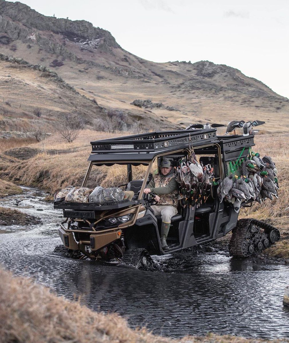 SportsmenOnly's tweet photo. Reposting @quackrack:
...
"Montana Creek Crossing. 
#quackrack #haulmoreshootmore #utv #polaris #canam #waterfowl #outdoors #hunting #ducks #geese #photooftheday" https://t.co/A0Gg0ZZpSH