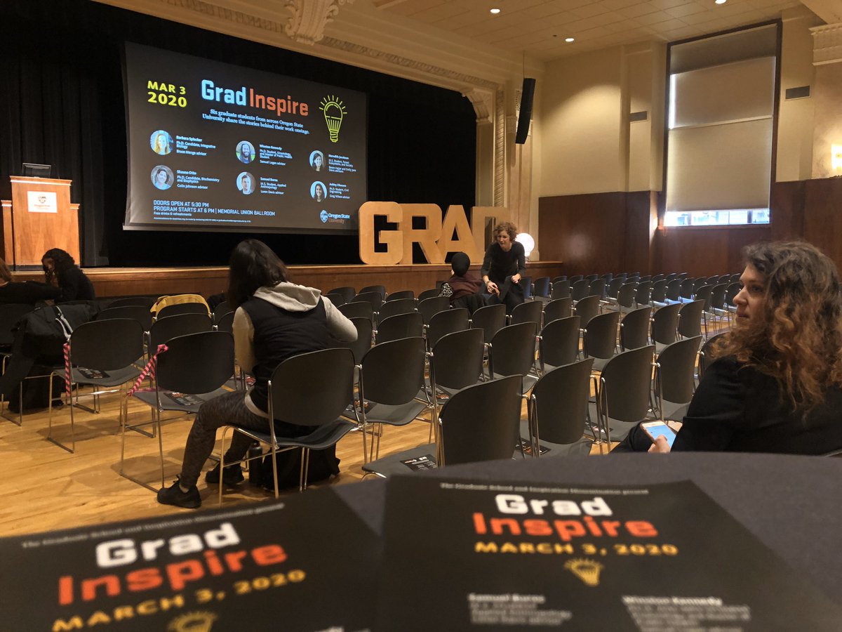 kbvrID's tweet photo. Doors are open, food is served and the @Block15Brewing kegs are ready to be poured into glasses! #GradInspire starts in 30 mins at 6 pm in the @OSU_MU Ballroom. @osugradsuccess @OregonState https://t.co/QW0phoEwX1