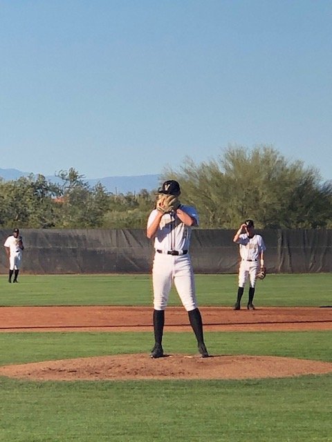 Hood on the hill. He pitches were dancing tonight. <a href="/c_hoody_/">Cameron Hood</a> @verradobaseball