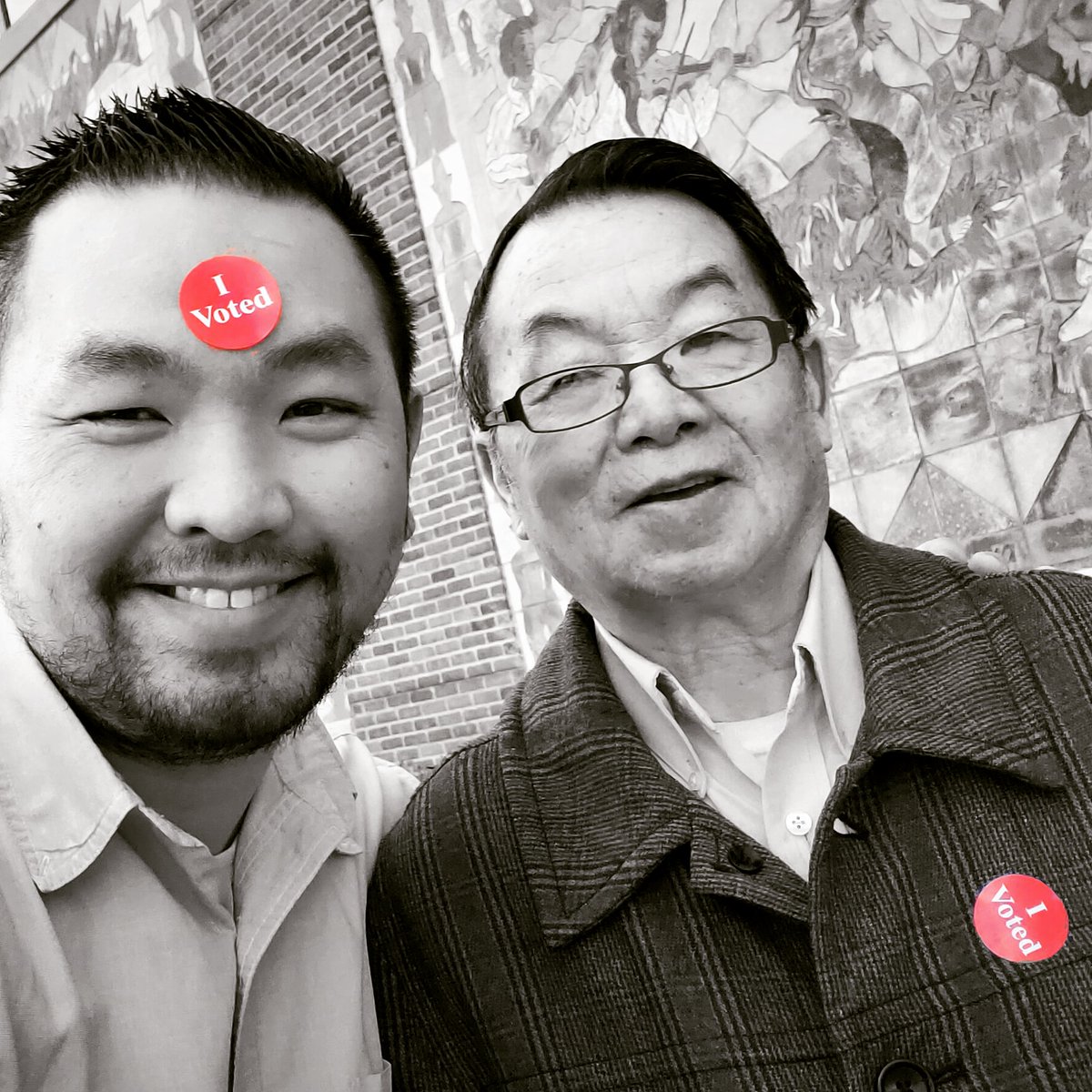 I spent my #SuperTuesday with my dad. He makes these days worth voting for. #FatherSonMoments #TheSimpleThings #HaveYouMetMeng