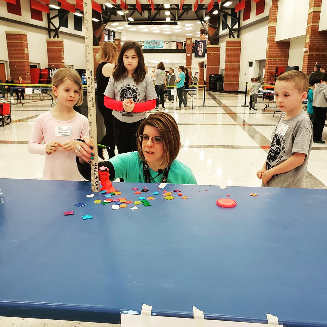 Emerie &amp;Logan did an outstanding job @ the district STEAM Olympics tonight! They even made it to a sudden death stacking challenge! They represented Green Tree, our class and themselves so well! Way to go! I am so very proud of you!! #wsdlearns #gtegators #wearewentzville #steam