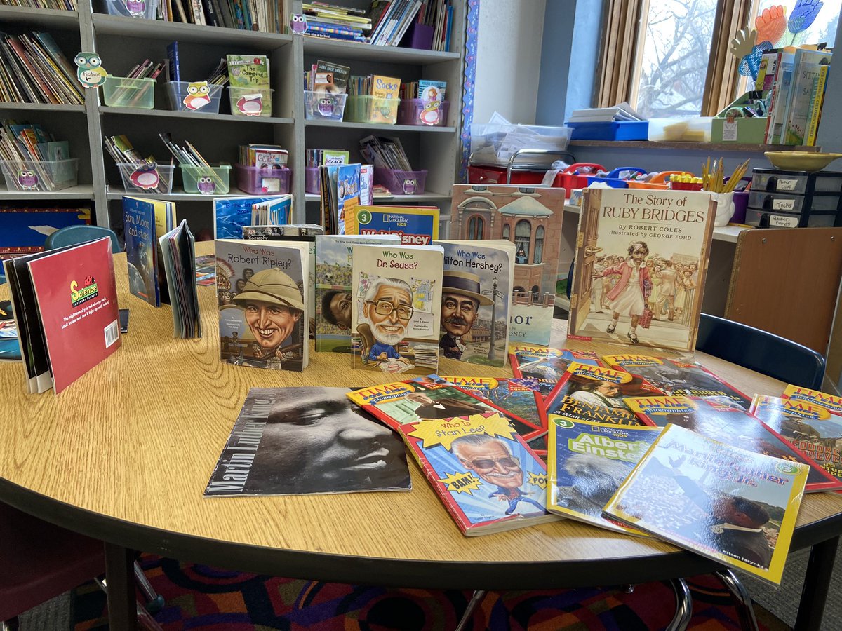 Ms_Osler's tweet photo. This week we began the writing process for our own “All About” books! These researchers were working hard exploring different nonfiction texts and possible topics for their own books✏️ https://t.co/BFSb6phSA9