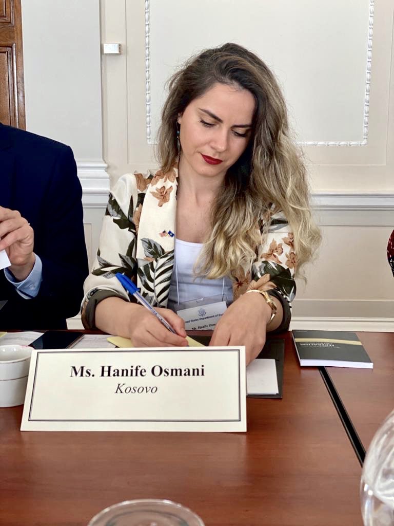 Happy to have been elected and have this amazing opportunity as Kosovo Representer at the <a href="/StateIVLP/">IVLP</a> Amazing experience on one of the most prestigious programs <a href="/USEmbPristina/">U.S. Embassy Pristina</a> with  Potential Future Politicians #WashingtonDC
