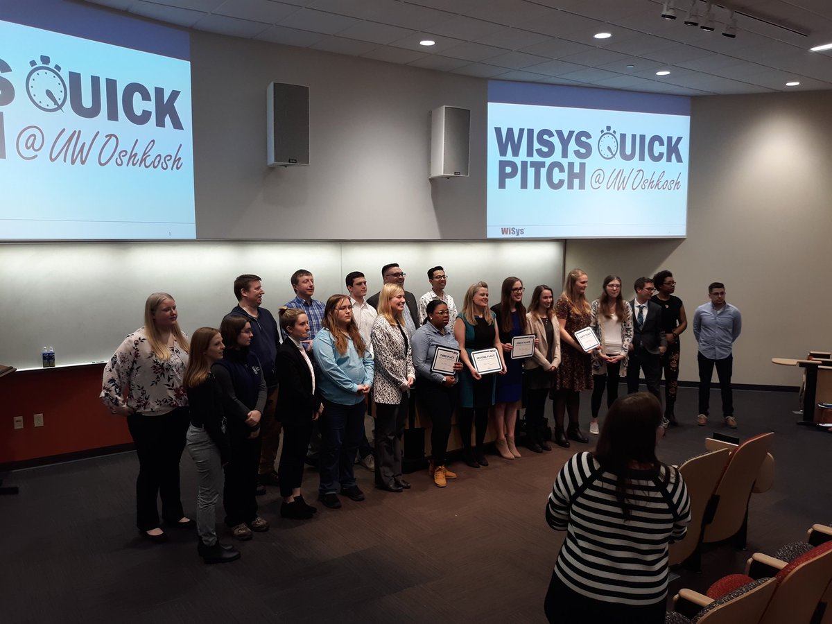 Martin D. Rudd (@martindrudd) on Twitter photo Twenty one unique research ideas, three mins each. Its <a href="/wisystto/">WiSys</a> Quick Pitch Night <a href="/uwoshkosh/">UW-Oshkosh</a>. Lots of disciplines represented, a ton of nervous energy and a great way to connect with <a href="/UWOFox/">UW Oshkosh, Fox Cities Campus</a> <a href="/UWOFDL/">UW Oshkosh, Fond du Lac Campus</a>. Congrats to all who participated. Twenty one unique research ideas, three mins each. Its <a href="/wisystto/">WiSys</a> Quick Pitch Night <a href="/uwoshkosh/">UW-Oshkosh</a>. Lots of disciplines represented, a ton of nervous energy and a great way to connect with <a href="/UWOFox/">UW Oshkosh, Fox Cities Campus</a> <a href="/UWOFDL/">UW Oshkosh, Fond du Lac Campus</a>. Congrats to all who participated.