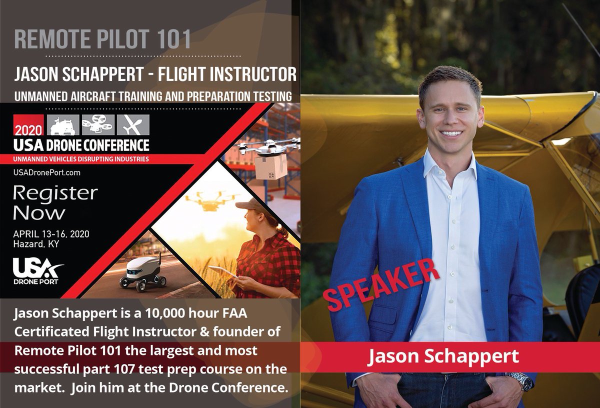 Another great speaker lined up!  Register today for the USA Drone Conference!  usadroneport.com/usa-drone-con #UAS #drone #conference