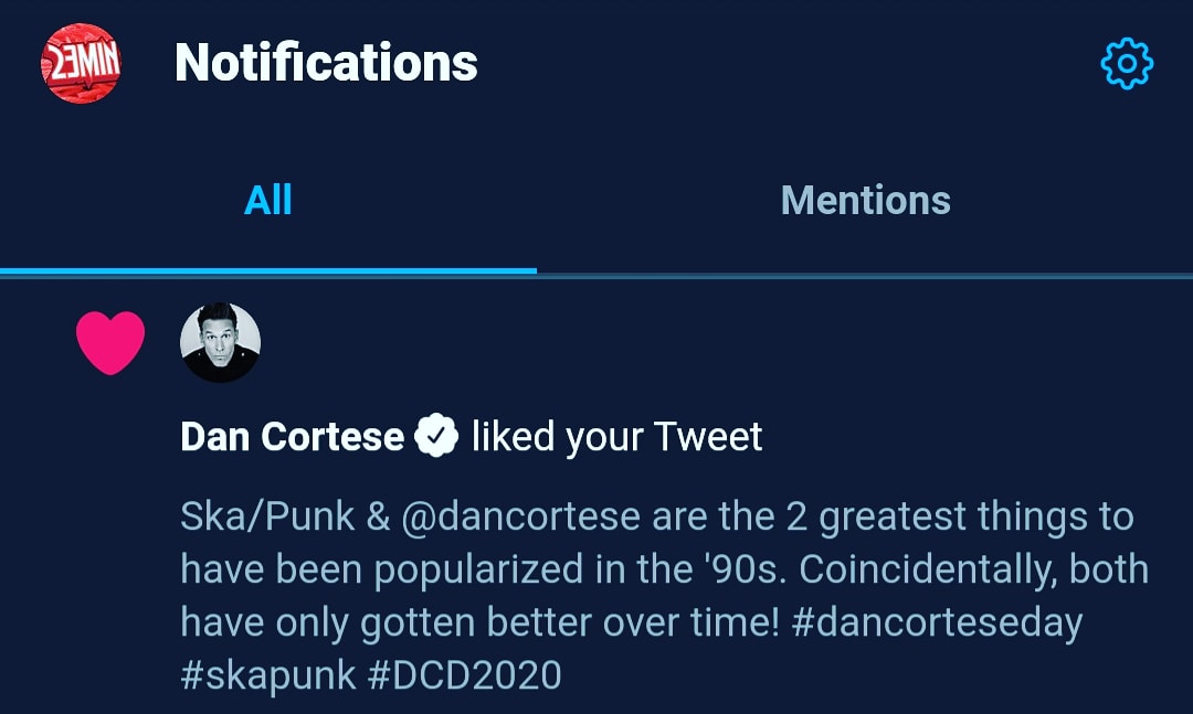 RadleyJPhoenix's tweet photo. Oh hells yeah! Senpai noticed my podcast! #dancorteseday #DCD2020 https://t.co/k3ZEL260gI