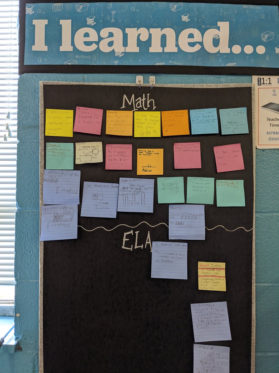 mtaylor1stgrade's tweet photo. Love this interactive board in Mr. Wisdom's classroom! Students add a sticky note indicating what they have learned! @CEEMEagles @RupertWisdom @TaraPatterson17 @gjrobinson https://t.co/4ikDlntVgf
