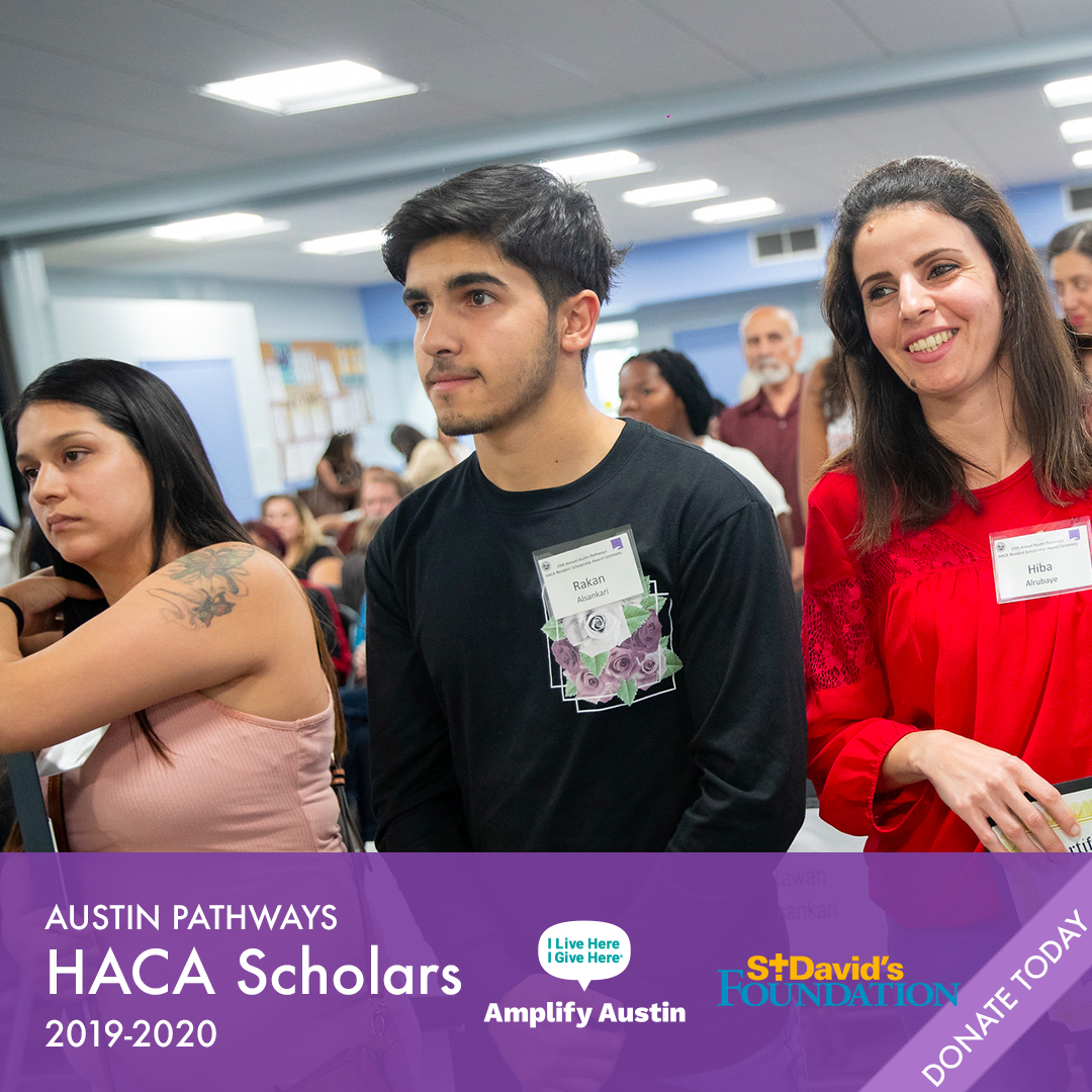 Rakan Alsankari, motivated by a desire to lessen the pain of those that are hurting, is a student at Texas State University to be a doctor.

Donate today: bit.ly/38g10Hi

#Amplify2020 #HigherEd #HACAScholars #AustinPathways <a href="/StDavidsFDN/">St. David's Foundation</a> will match your contribution!