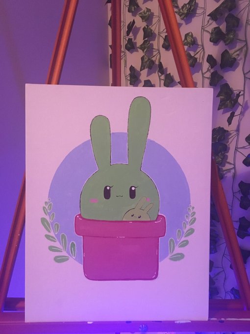 IM LEARNING HOW TO PAINT!!! LOOK AT THESE SUCC BUNNIES \(//&nabla;//)\ https://t.co/nDXMHwARB7<a href="/tag/instagram"class="tags"><span>#instagram</span></a><a href="/tag/cosplay"class="tags"><span>#cosplay</span></a>