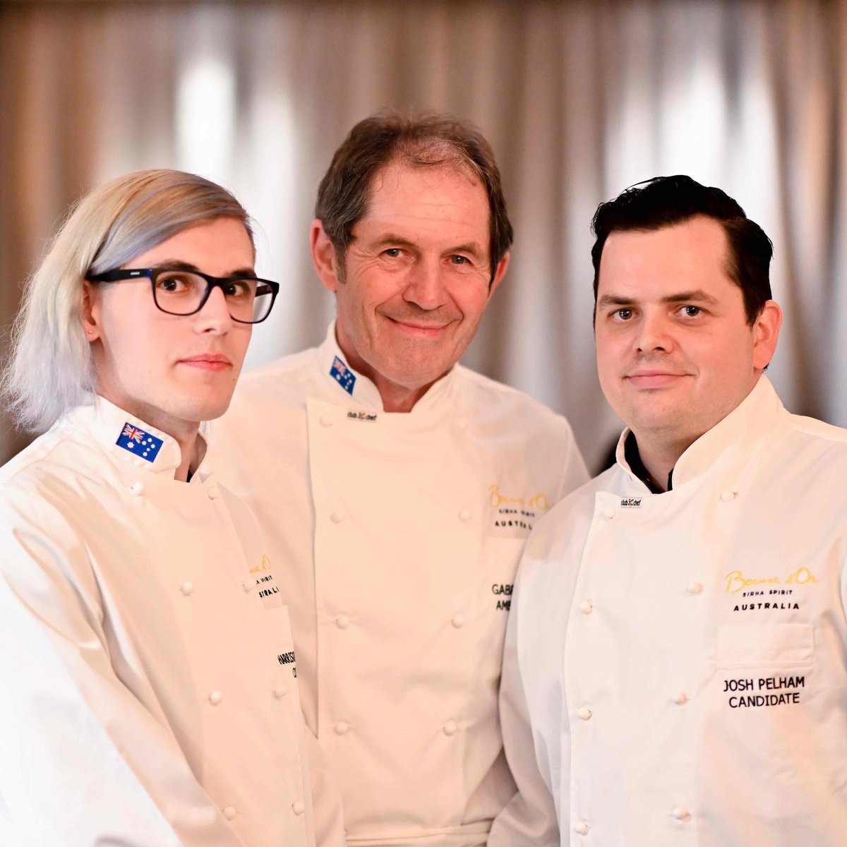 Come to our first #teamaustralia masterclass! Hosted by Gabriel Gaté on 31 March at Le Cordon Bleu Melbourne. Learn how to master a gourmet dish with chefs Joshua Pelham &amp; Harrison Caruana. Tix trybooking.com/BIPIA #roadtolyon #masterclass #bocusesoraus