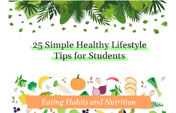 25 Simple Healthy Lifestyle Tips for Students: infographicsrace.com/25-simple-heal… #lifestyle #Students #healthy #healthylifestyle #HealthyFood #HealthyLiving #HealthyLife  #INFOGRAPHIC