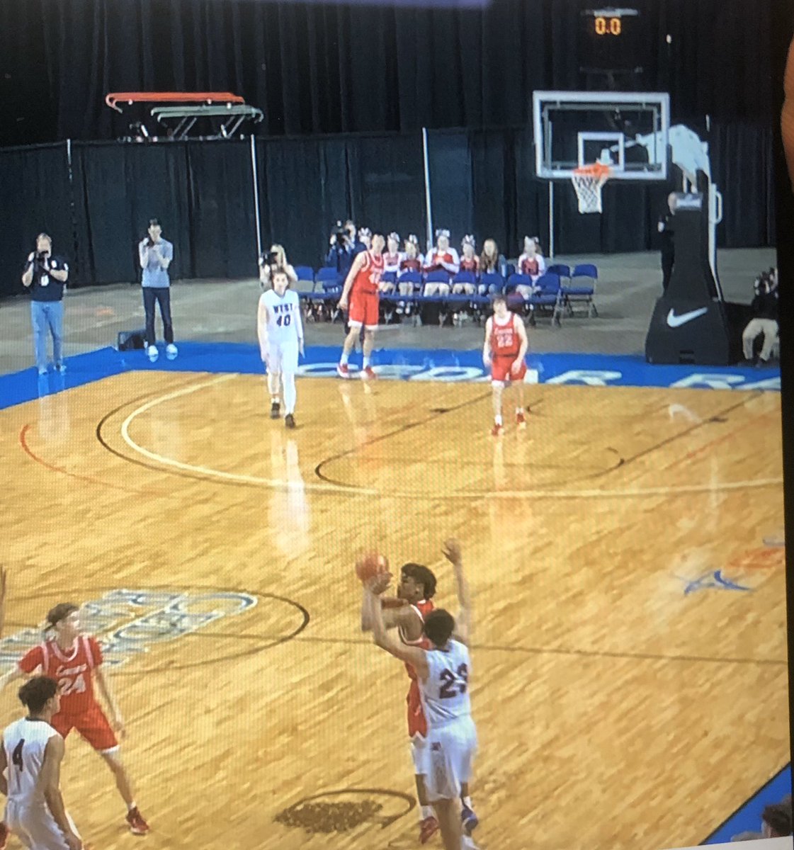 jeff_conrey's tweet image. Terrible call!! Clock shows zeros, and he still had the ball in his hands!! @IHSAA