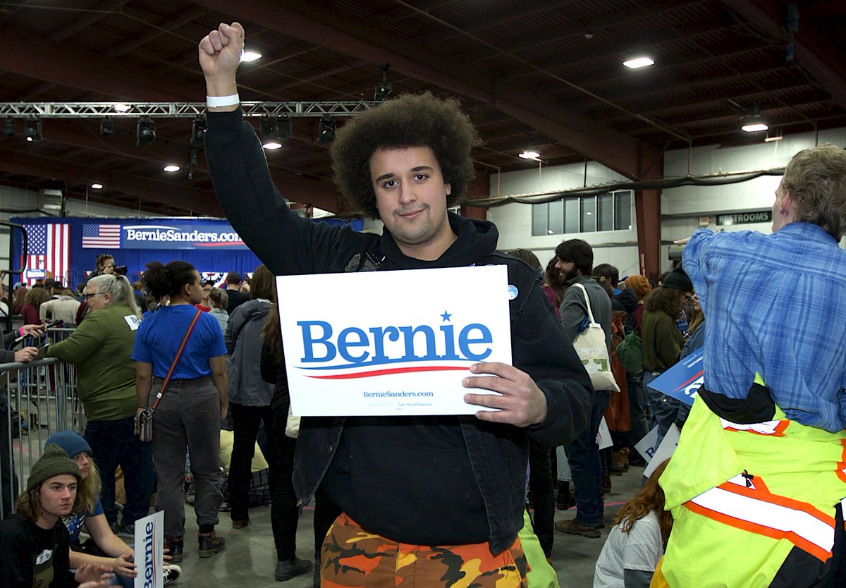 nialls85's tweet photo. Bernie fans still hopeful! ⁦@abcnews⁩ ⁦@jamesglenday⁩ https://t.co/nfg6tY0QYN