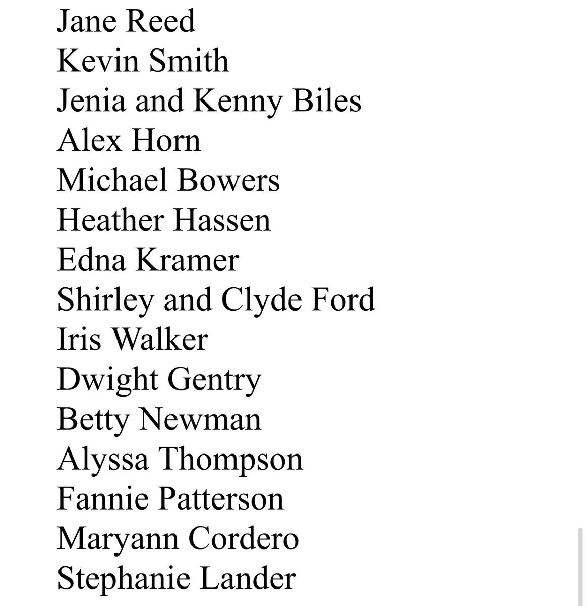 JoshBreslowTV's tweet image. NEW INFO: Emergency officials in Putnam County have released the names of all *77* people who are “unaccounted for” after the storms. If your name is on this list, call (931) 646-4636. @WKRN