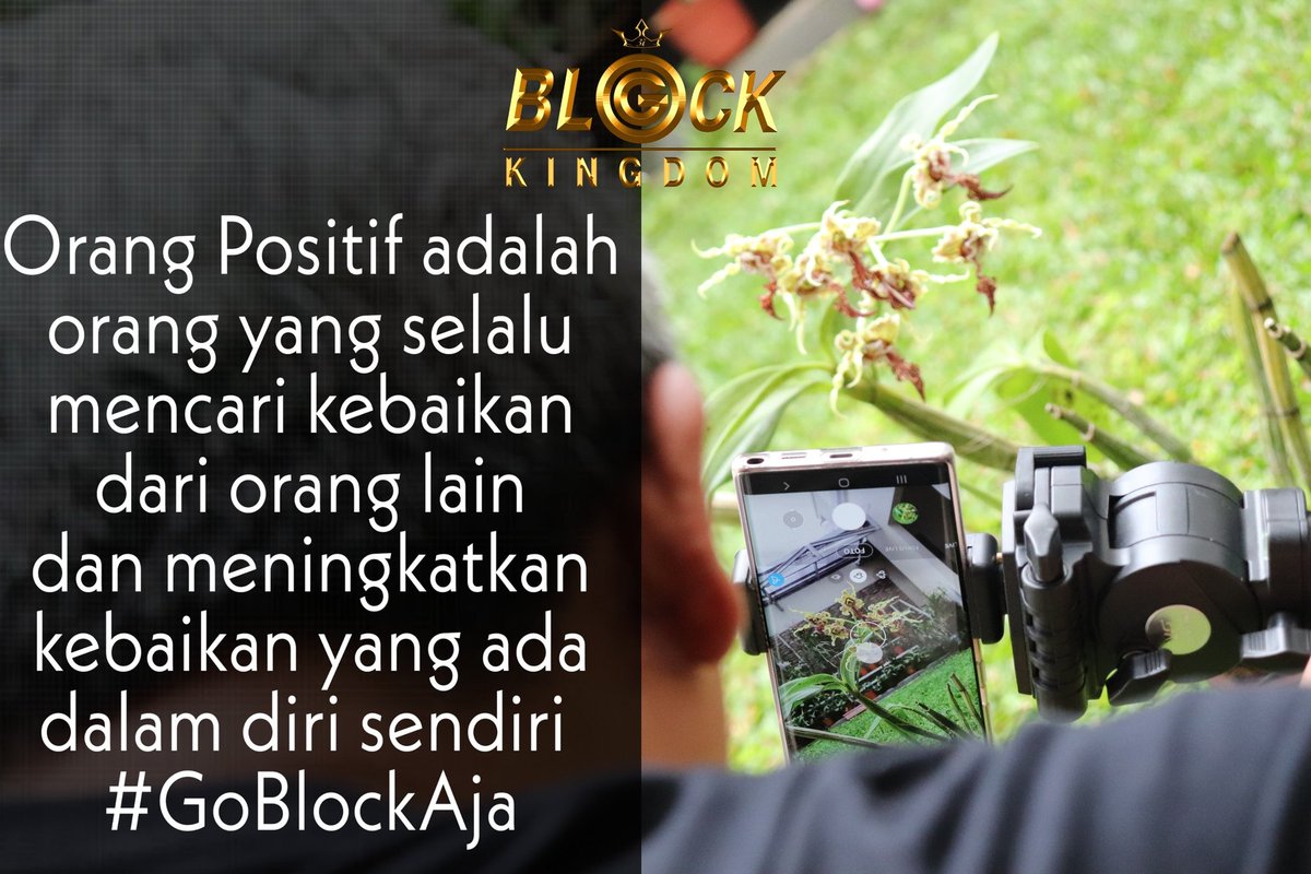 CSetiyaki's tweet image. Apa sih yang dimaksud ORANG POSITIF itu ? 

Special Quote from #GoBlockKingDOM