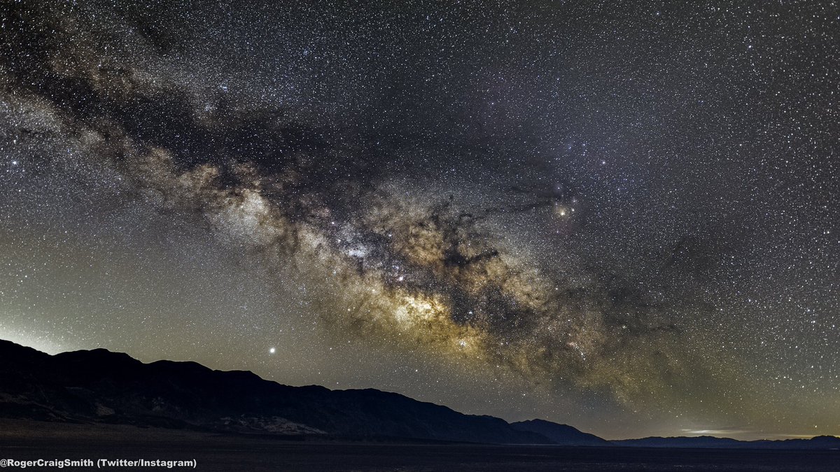 RogerCraigSmith's tweet photo. A little cropping, a little stretching, a little jumping back and forth between #StarryLandscapeStacker, #Lightroom and #Photoshop...
The practicing continues.😊
Go outside.😇
@DeathValleyNPS on 02-23-20, during the #DarkSkyFestival.
#SaveOurNightSky #MilkyWay #Nighstcape https://t.co/lLeGYn3I6i