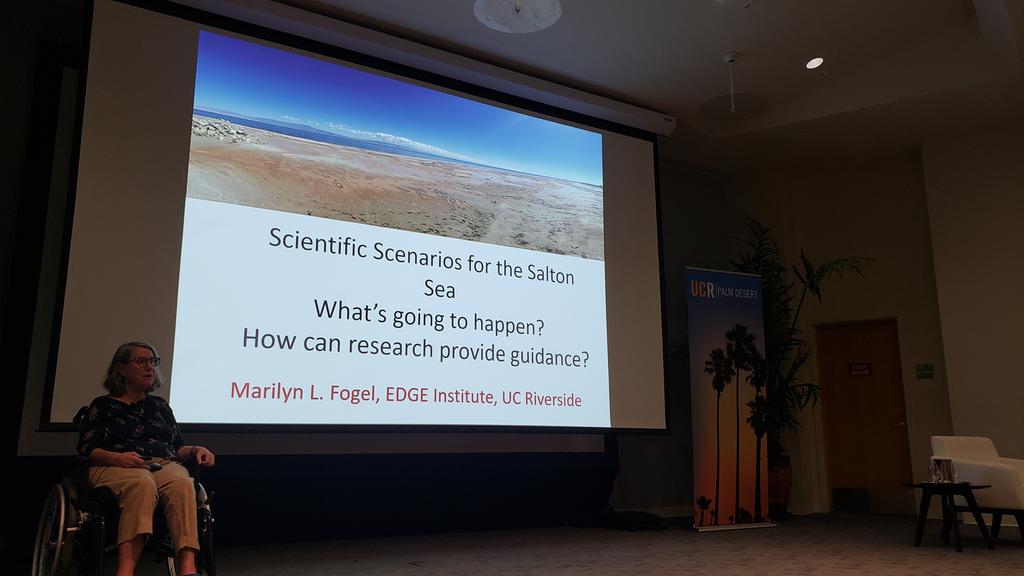 Happening now <a href="/UCRPalmDesert/">UCR Palm Desert</a>  
Desert Discoveries: What Lies Beneath #saltonsea #ucredgeinstitute