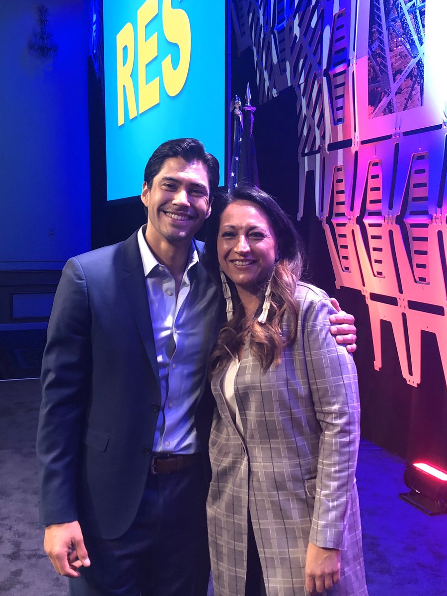 IllumiNative's tweet image. @_illuminatives Executive Director @crystalechohawk spoke today at #RES2020 Summit along with keynote @martinsensmeier at #RES2020 
They each focused their time during talks to explore the power of story &amp;amp; how #Nativerepresentationmatters that is authored and told by #Natives