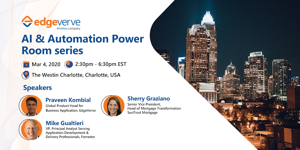 edge_verve's tweet photo. We have an interesting round table coming up today, where we'll be discussing how enterprises can thrive in the ever-changing digital economy with the power of #AI and #Automation. 

Stay tuned for more updates post the discussion! 

#FinXEdge #BuiltOnAI #Technology https://t.co/vsgUaUNUuF