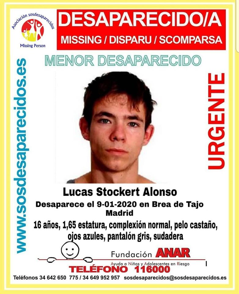 guardiacivil's tweet photo. 🆘 #MUYURGENTE ⚠️

Este es Lucas, un #menor que ha #desaparecido en #BreadeTajo #Madrid 

Si lo ves llámanos 

☎ #062
☎   091
☎   112

Colabora, tu RT no cuesta nada y es muy importante para poder localizarlo. https://t.co/p0OEXRZ7aG