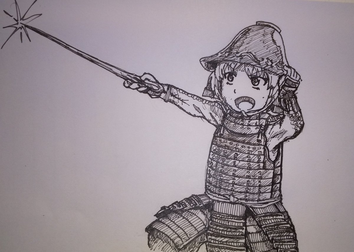 甲冑ノディ Twitterissa コロナばっかりで気が滅入るからカッコいい甲冑載せようぜ 再び武者絵もどきでお許しを 4枚目は絵自体は未完成ですが趣味アカのプロフ画像にしています