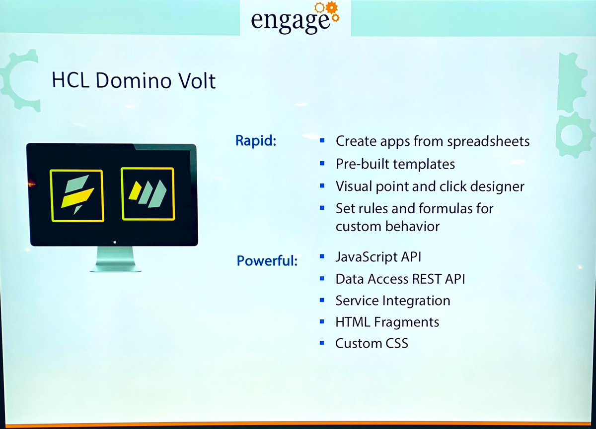 Marty Lechleider is now talking about #HCL #Domino #Volt and how it is just the beginning of the HCL #LowCode strategy. Build webenabled apps with just a few clicks! #engageug #empower_people