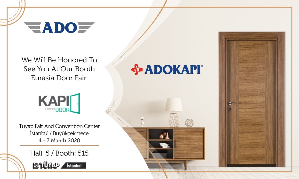 adogroup's tweet photo. We Will Be Honored To See You At Our Booth Eurasia Door Fair. https://t.co/X3sQw34X2B
