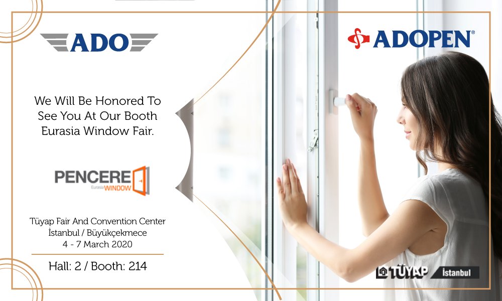 adogroup's tweet photo. We Will Be Honored To See You At Our Booth Eurasia Window Fair. https://t.co/gCpU3bilsu