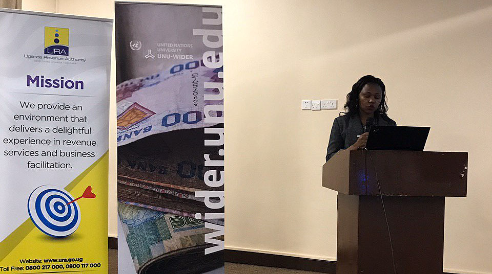 UNUWIDER's tweet photo. Policy seminar on Ugandan administrative tax data research about to begin in Kampala! Opening remarks by Stella Maris @URAuganda and Jukka Pirttilä @UNUWIDER. #fairtaxation #UGAMOD #SDG17 https://t.co/w7iNCo0peh https://t.co/ezCaZ4dHLn