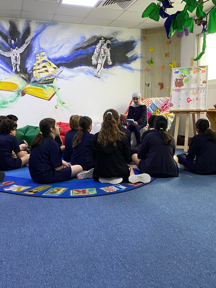 Could not be more proud of this small human. What a girl. Our very own <a href="/Safa_British/">Safa British School</a> published author. I even got a dedication. Think that means I can retire 😜 #primaryreading #edutwitter #readingrocks