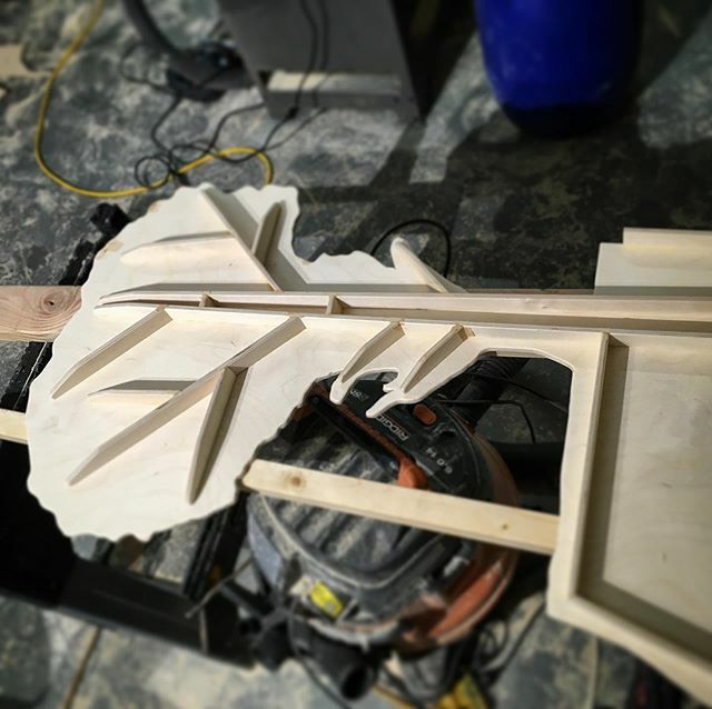 CastIronPuppets's tweet image. Yep, this is the BACK of my tree set. Couldn’t help mahself tho. 
#setbuilding #plywood #treeform #balticbirch