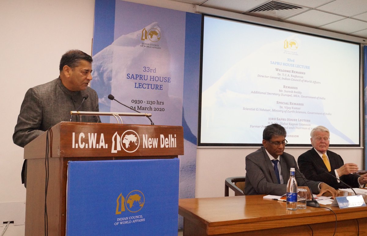 Dg Ragavan Welcome Remarks were delivered by Dr. T.C.A Raghavan, @tca_raghavan, DG ...