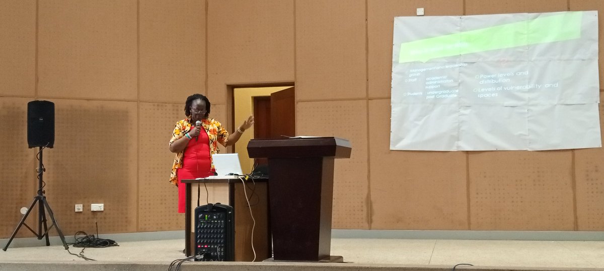 DianahYvonne's tweet photo. There's need to examine the nature of power relations of those in power and their subordinates in order to address the issue of sexual harrasment in higher institutions of learning @Mak_SWGS #GenderIdentityWeek #GenderWeek #GenerationEquality https://t.co/uOcBVlCdqu