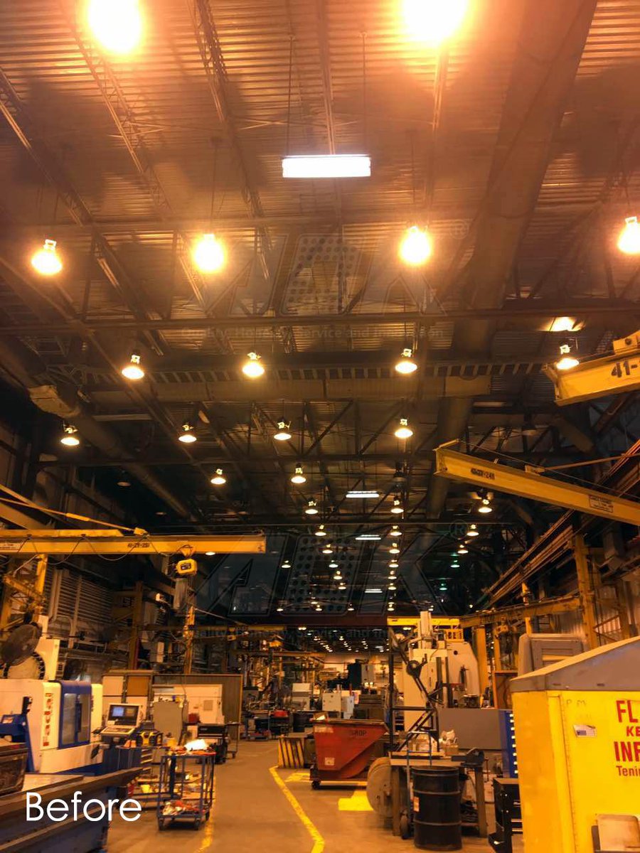 AokLight's tweet image. Level up the lighting in your industrial space by inviting brighter luminaires.

#AOKLED #highbay #betterlight #UFO