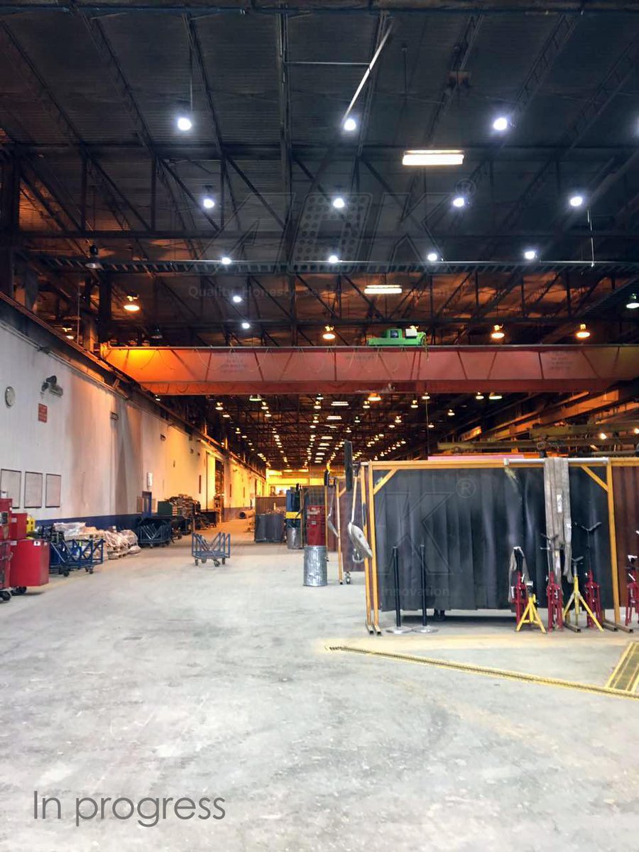 AokLight's tweet image. Level up the lighting in your industrial space by inviting brighter luminaires.

#AOKLED #highbay #betterlight #UFO