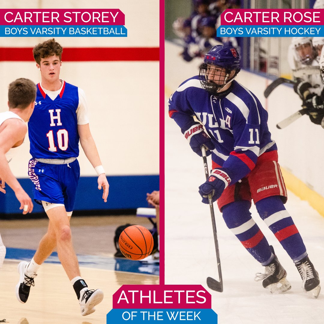 TeamHolderness's tweet photo. AOW - Congrats to Carter x2! C. Storey led Bulls in a 2-1 wk w avg of 14 pts per game including 12, 3 pt shots in 3 games. C. Rose notched 4G and 4A in 4 games and committed to play at  #7 ranked Clarkson last wk! #gobulls https://t.co/ajQWmVy3XV