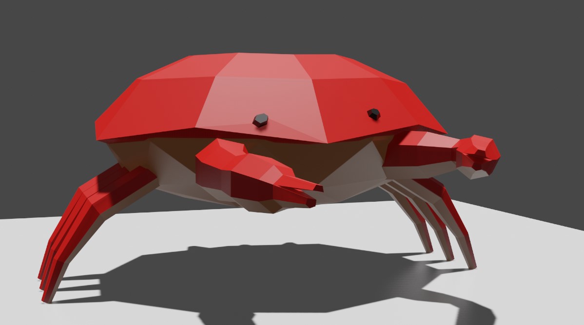 Epidub On Twitter Made A Cute Low Poly Crab Roblox Robloxdev - crab from crab rave roblox