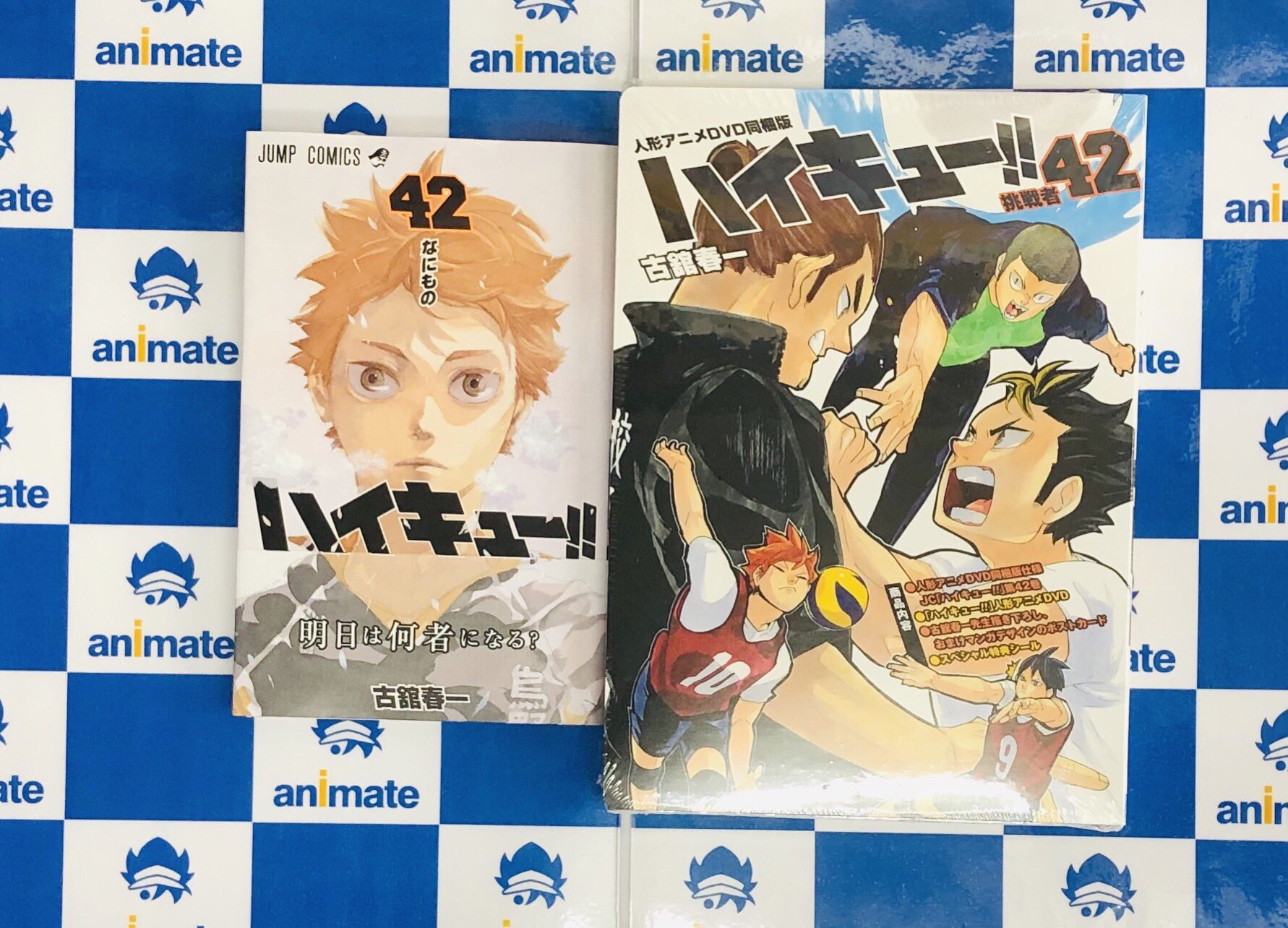 電話予約受付中 アニメイト秋葉原本館 新刊情報 古舘春一 先生待望の最新刊 ハイキュー 42巻通常版 人形アニメdvd同梱版 が絶賛発売中です 皆様のご来店 心よりお待ちしております