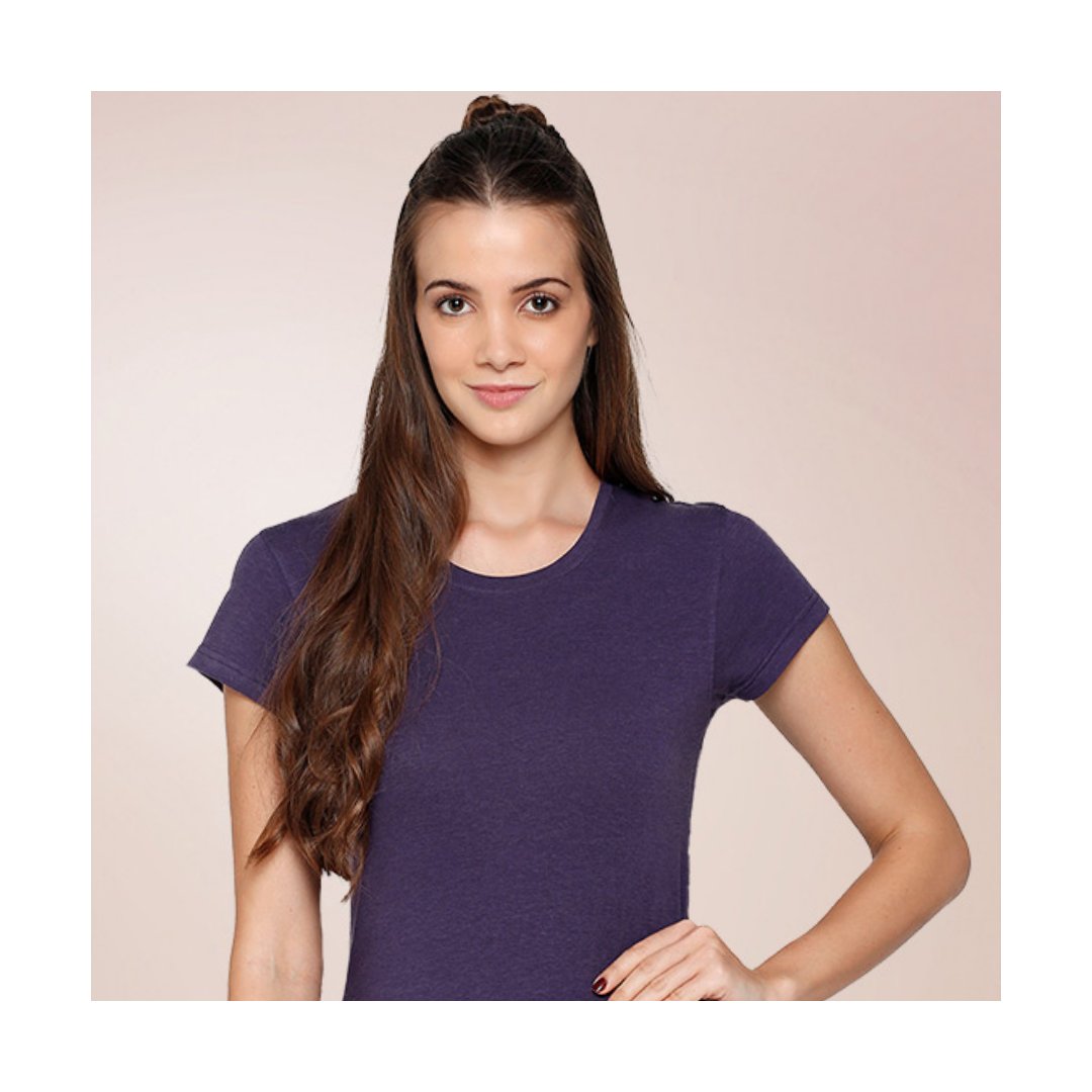 Classic bamboo crews for women in Midnight Plum. Ditch your polyester based #activewear and switch to #bamboo. 
bambootribe.com. 
#anywear 
#bambootshirt #bambooclothing #sustainablefashion #sustainableclothing #womenswear #ecodry #gogreen #bamboofabric  #ditchandswitch
