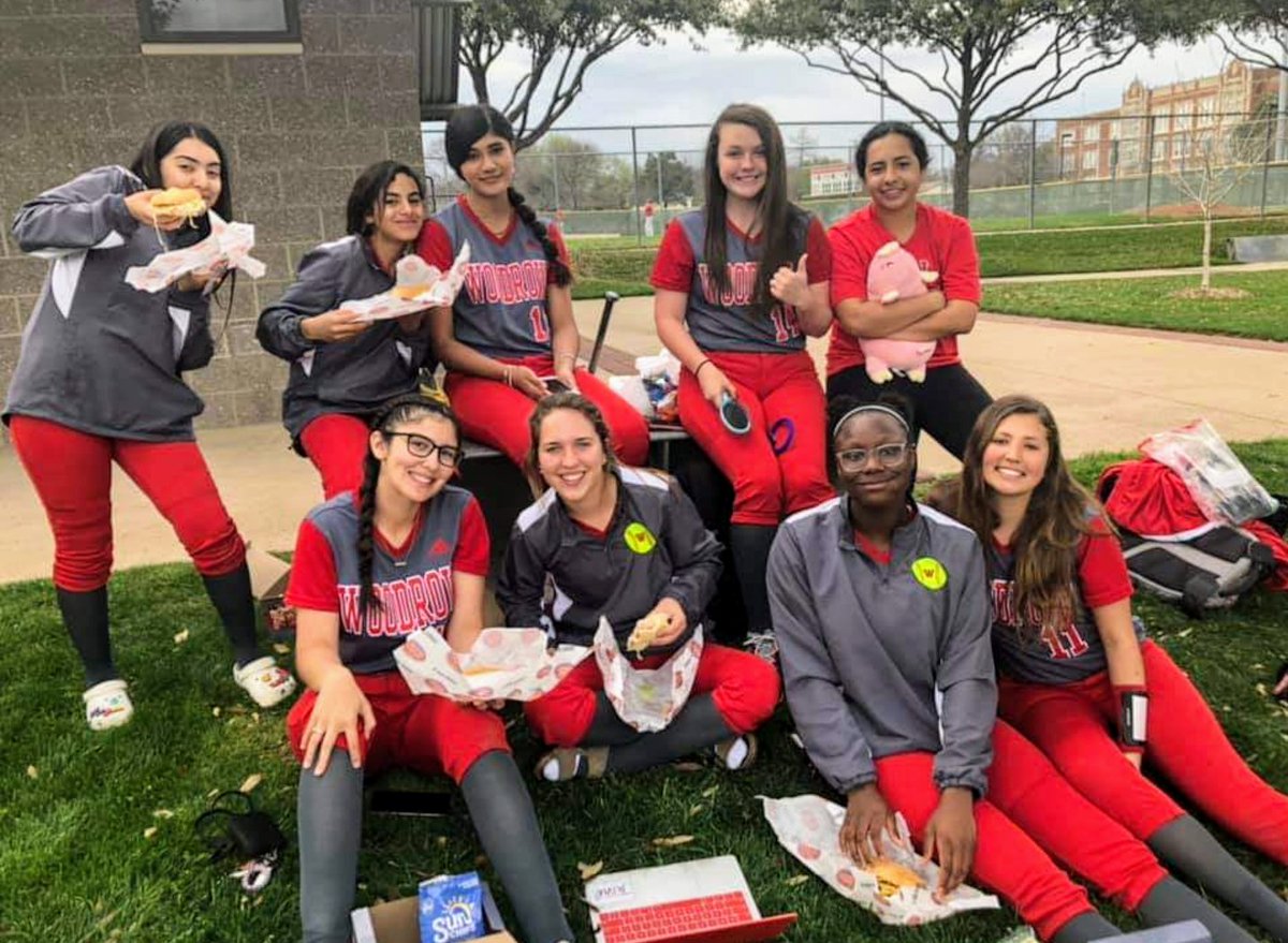 Pre-game meal worked. Woodrow softball got their 1st dub of the season by beating TJ 14-3.

Next up Newman Smith at Randall Park.
JV starts at 5 with Varsity following at 7.