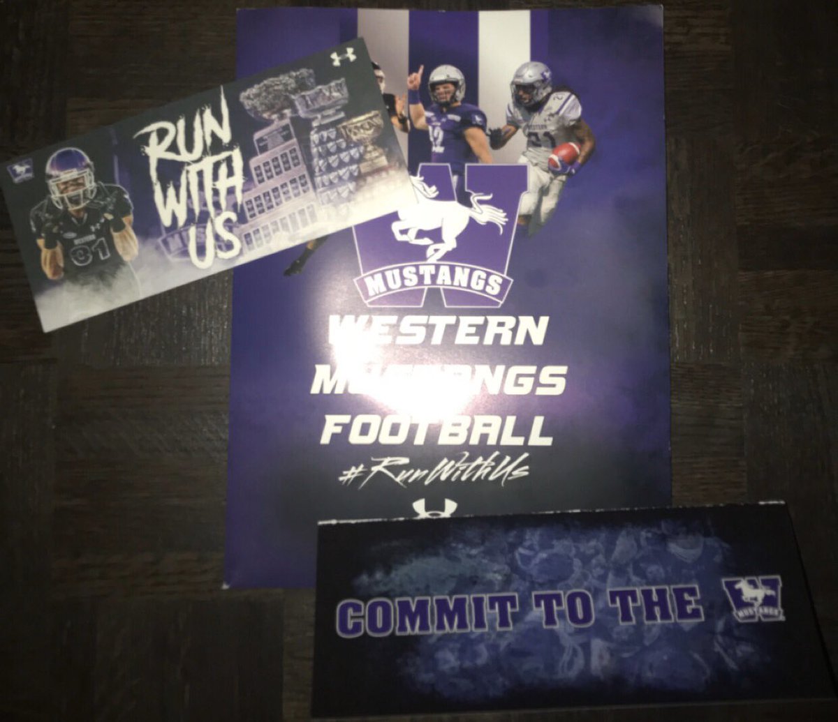 Thanks to the coaches of <a href="/westernuFB/">Western Mustangs Football</a> for the information about the school and the invite to their 2020 junior day! <a href="/ccsfootball/">Chaminade College School Football Gryphons</a>