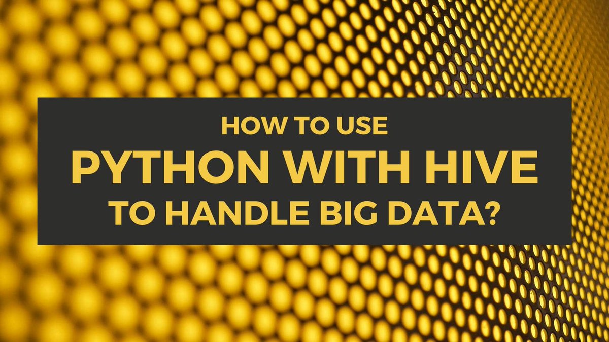 Soft_Kraft's tweet photo. “How to use Python with Hive to handle big data?” @ https://t.co/g1YherMMkC  #hive  #hadoop #hdfs #python #bigdata #dataprocessing https://t.co/Mt7Rq1MQgX