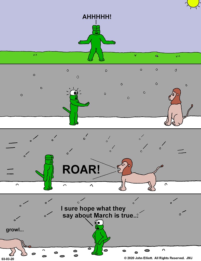 Hero_Hamster's tweet photo. Enjoy the latest installment of The Adventures of Zeke the Salamander!  Our next post will be Mar 10th! #Funnies #Comics #Humor #InLikeALion #MarchWeather #Unpredictable #WeatherFolklore #FarmersAlmanac #TuesdayThought https://t.co/PWKzX0Cz4N
