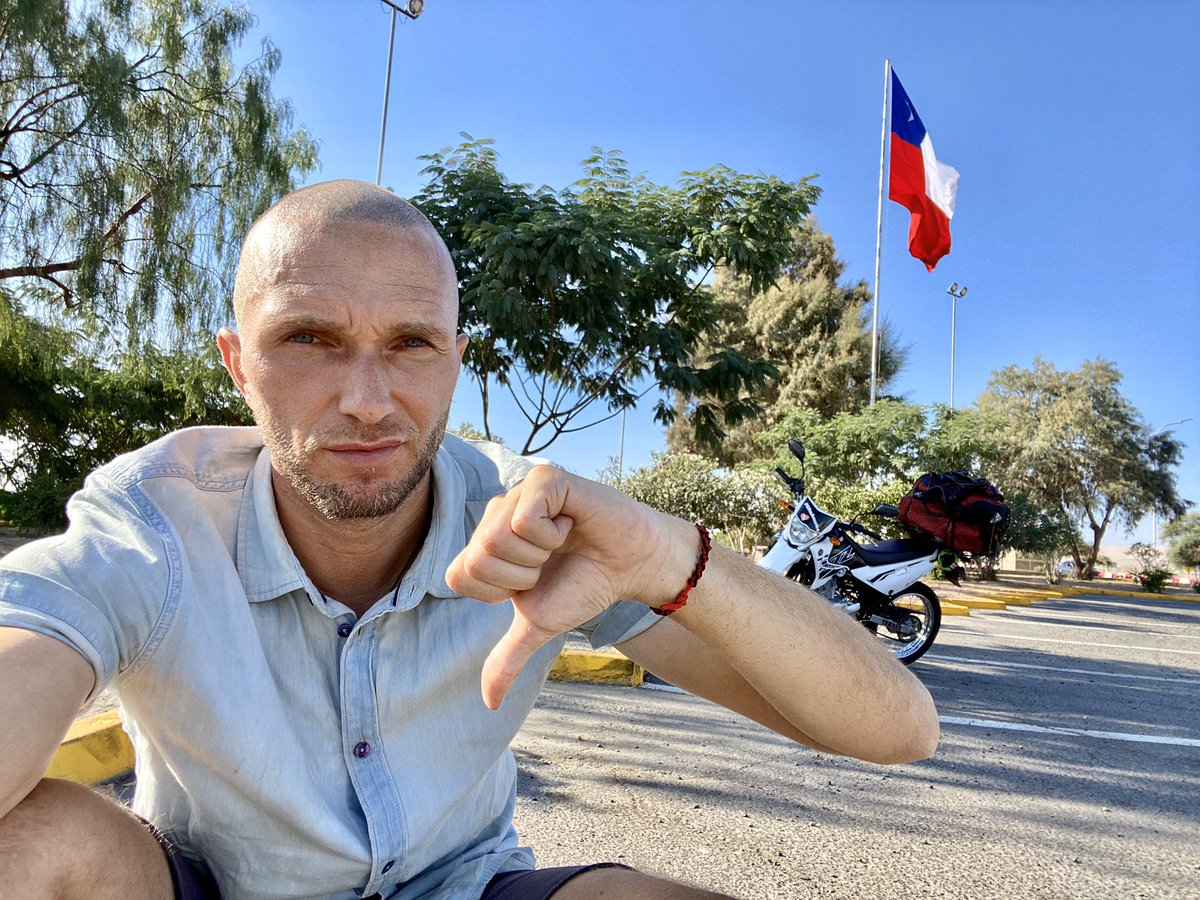 thomas2508's tweet photo. Leider keine Einreise nach Chile!😏Das Problem ist das Motorrad!

#G9toAmerica 2.0 #Tag36 #Peru https://t.co/XmG9fml2hp