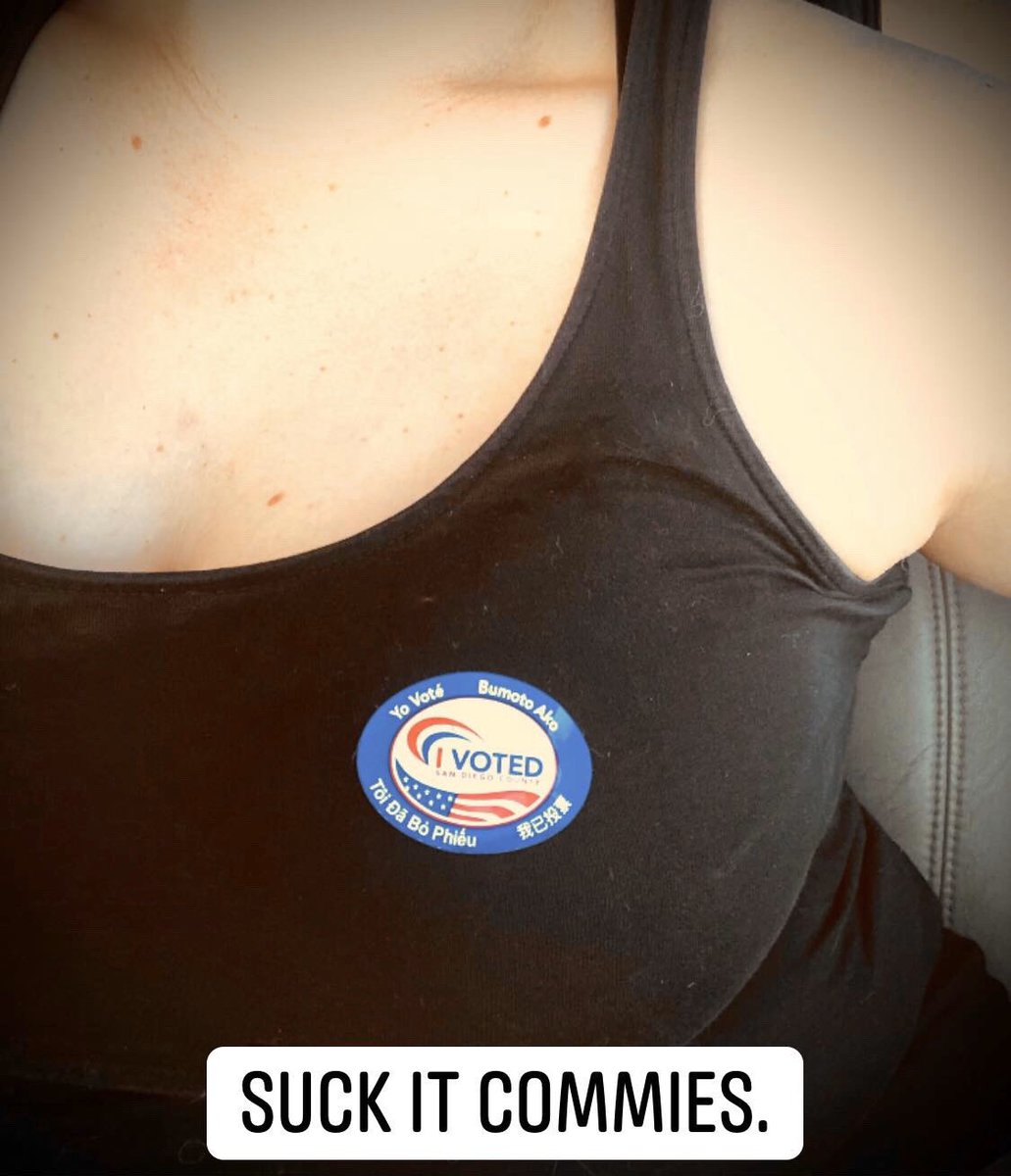 MeganPBG's tweet photo. #SuperTuesday #Commifornia https://t.co/zQbCaEOiVt