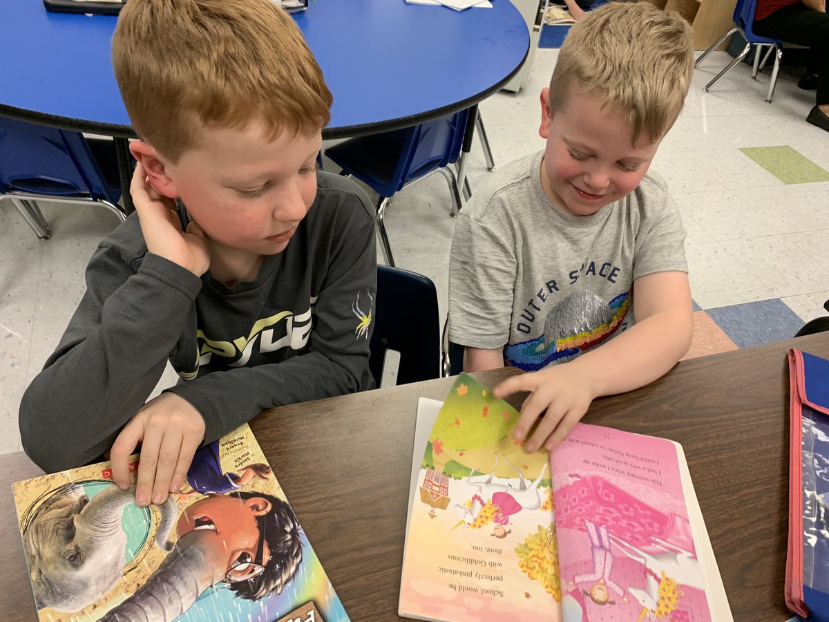 preschoolsandy's tweet photo. Read Across America Week 📚 1N had the opportunity to buddy read with a 4th grade class today 📖👥 #drseuss #ReadAcrossAmerica #rockgrnj #happyreaders https://t.co/xeWeNjBOnN