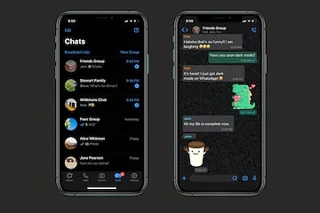 iamrickytech's tweet photo. WhatsApp Dark Mode Now Rolling Out to All Android, iPhone Users

The Dark mode on WhatsApp is aimed to reduce eye fatigue.

#darkmode #android
#ios #whatsapp #whatsappdarkmode #whatsapplatestupdate
#technews #techtalk #twittertech #techupdates #rickytech #darkmodeonwhatsapp https://t.co/uFrhfwtzUd