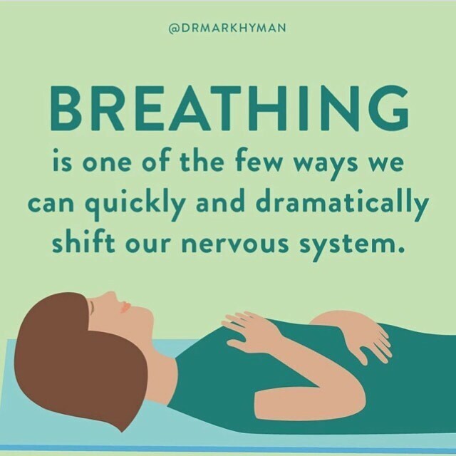 Breathing is one of the few ways we can quickly and dramatically shift our nervous system. #nervoussystemreset #breathe #shift #anxiety #depression #feelings #selfcare #selfawareness ift.tt/2PGTlLO