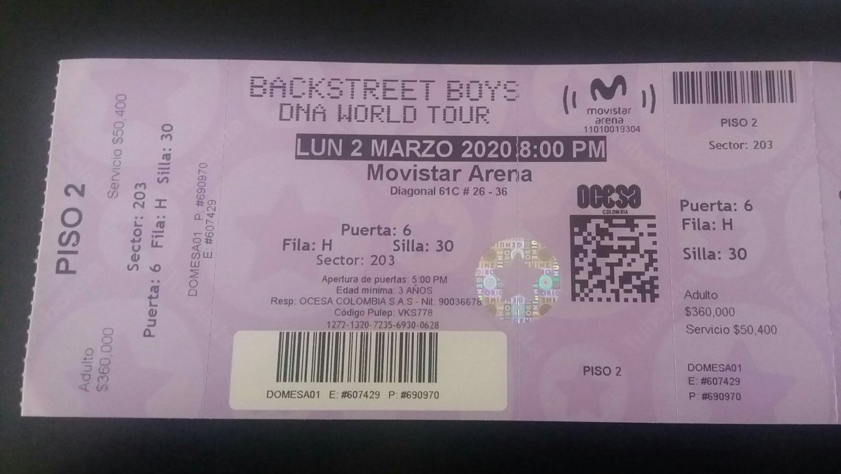 mylu49's tweet photo. No estaba muerta, andaba en el concierto de @backstreetboys #DNAWorldTour #BSBBOG2 #BSBColombia https://t.co/C1ObxMn2TG